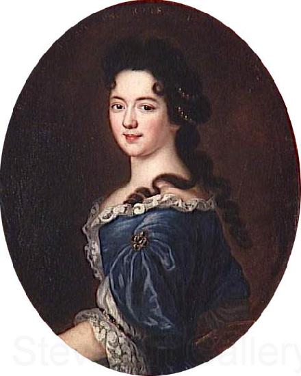 Pierre Mignard Portrait of Marie-Therese de Bourbon, princesse de Conti Norge oil painting art